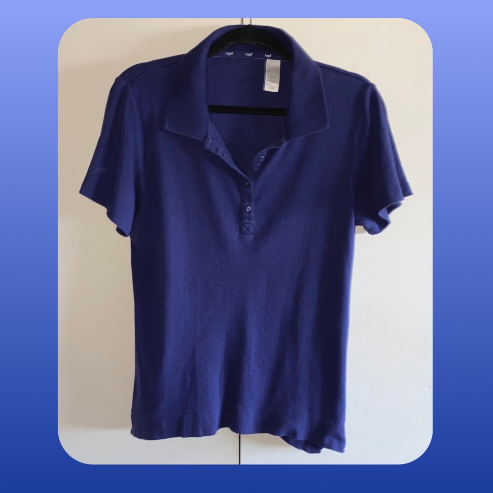 Liz Golf Women’s Perforated Polo Style Shirt GUC